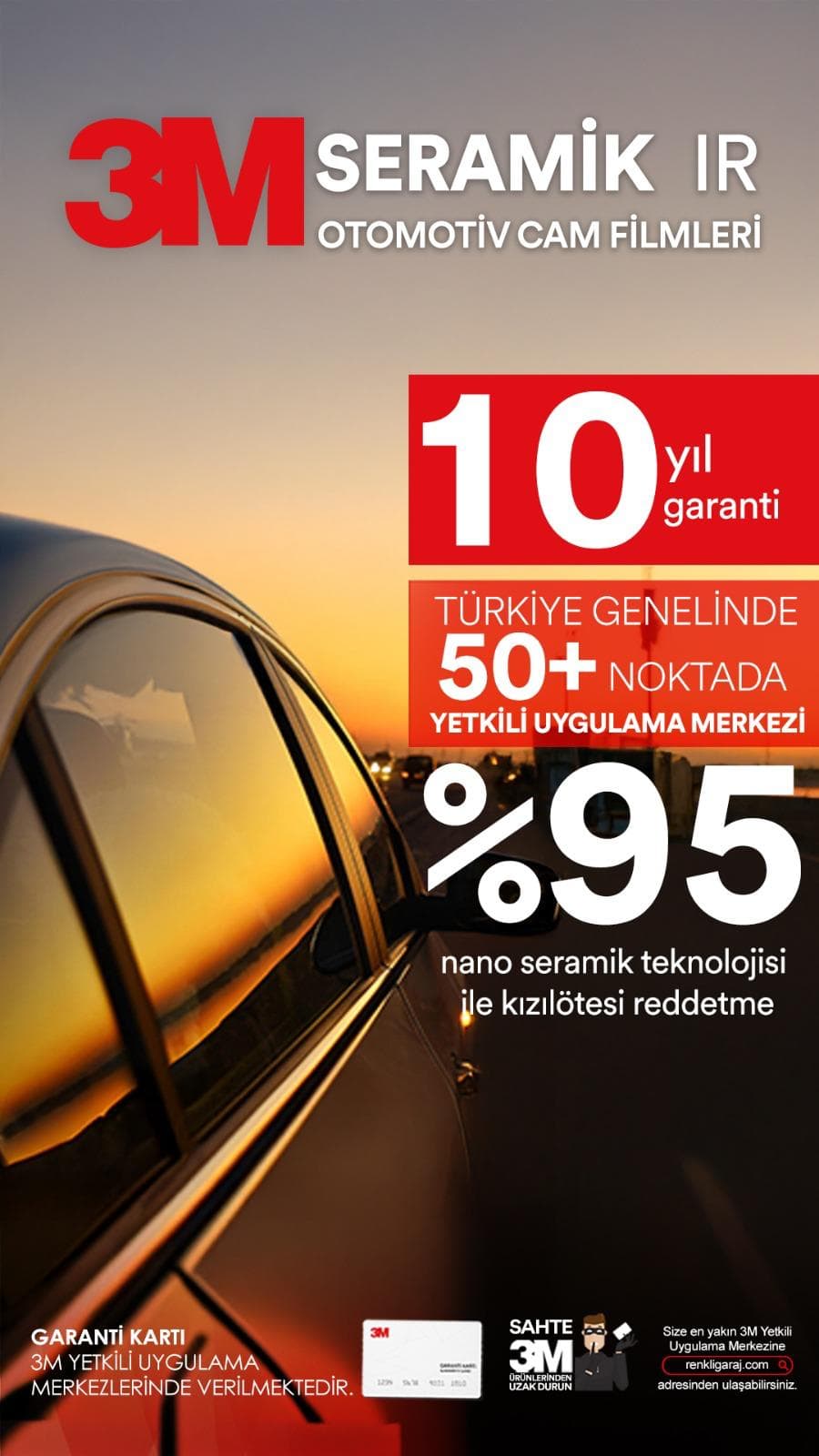 3M Seramik IR cam filmi Silifke - infrared ısı yalıtımlı premium cam filmi, AVŞARLILAR 3M yetkili Mersin